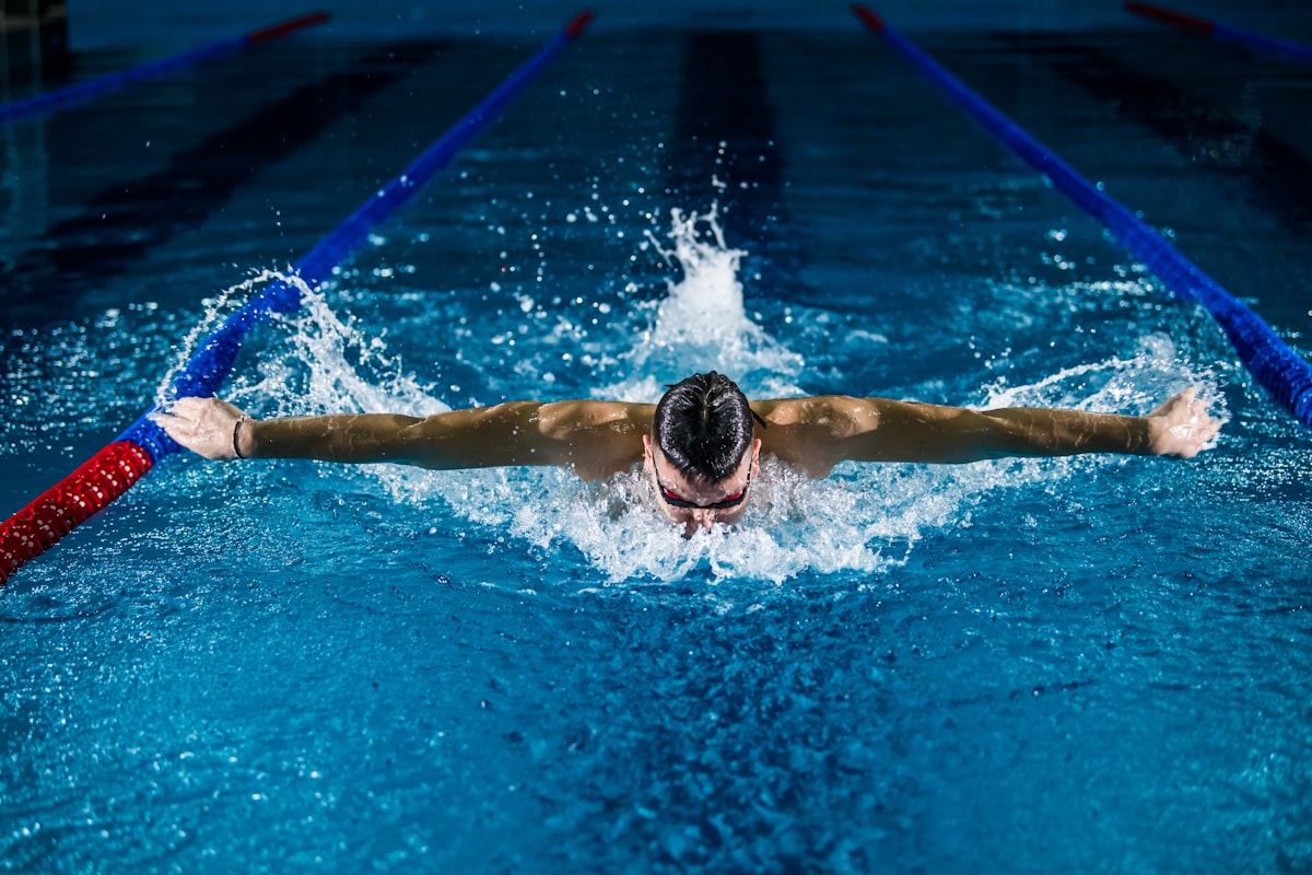 Athlete demonstrating cardiovascular fitness